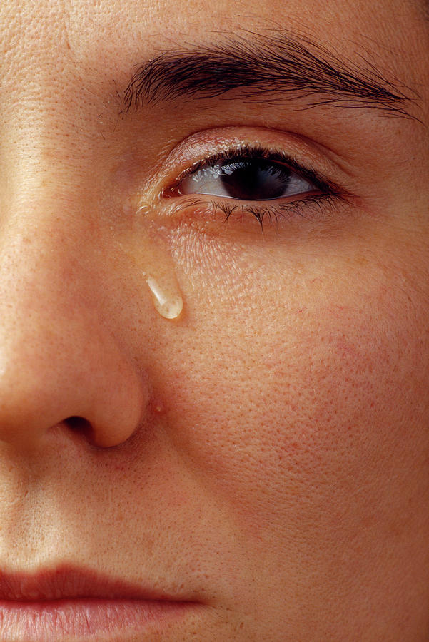 Crying Woman Photograph by Steve Percival/science Photo Library