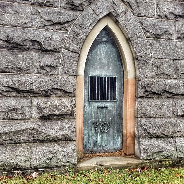 Burial Photograph - Crypt Door. #sundoors by Tiffany Anthony