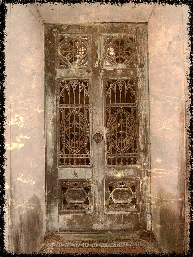 Crypt Doors Photograph by Pat Exum