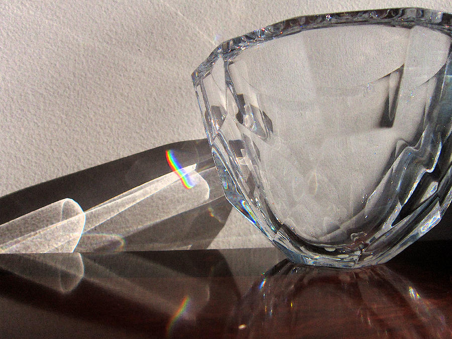 Crystal Bowl in Sun Photograph by Mary Bedy