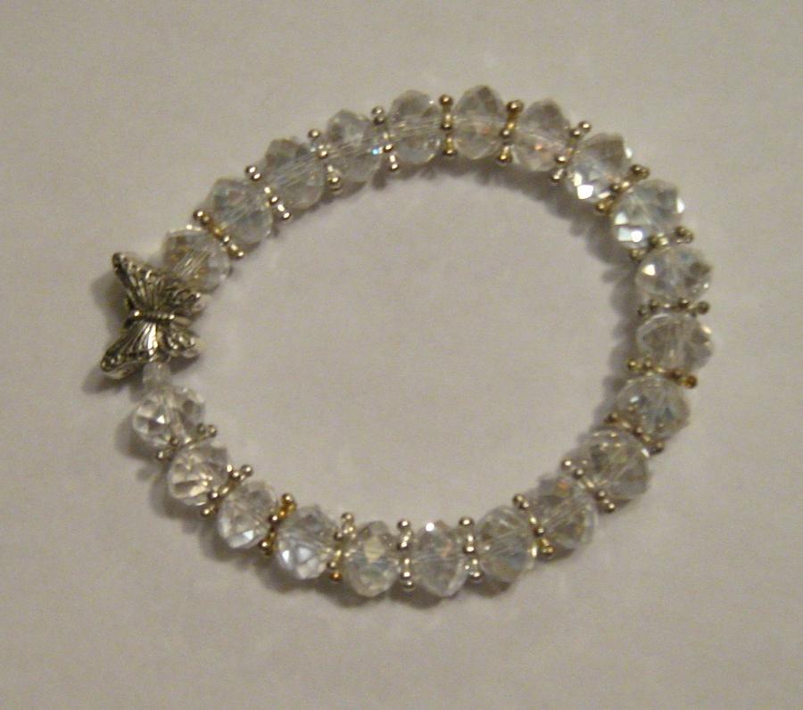 Crystal Butterfly Bracelet Jewelry by Fatima Pardhan