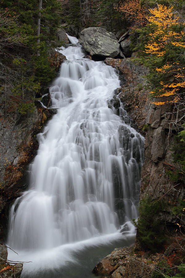 Crystal Cascade in autumn Photograph by Jetson Nguyen