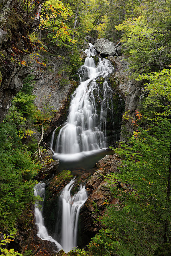 Crystal Cascade In New Hampshires White Photograph by Paul E Tessier