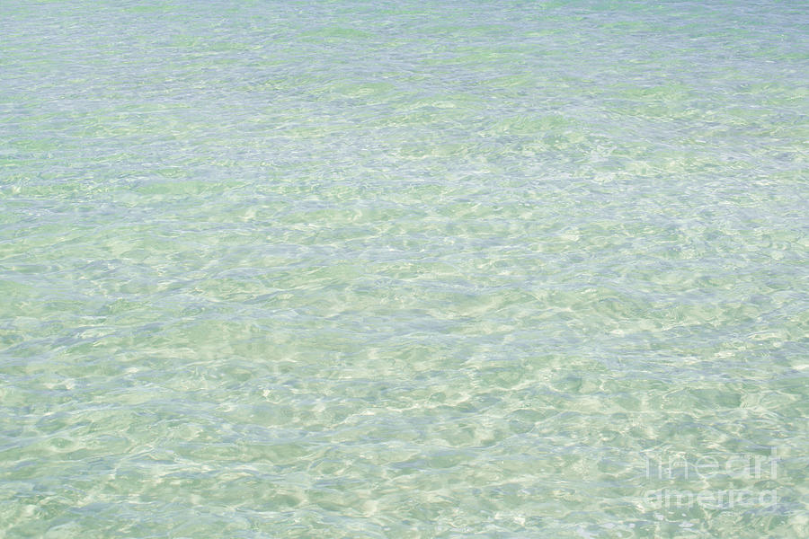 Landscape Photograph - Crystal Clear Atlantic Ocean 2 Key West by Ian Monk