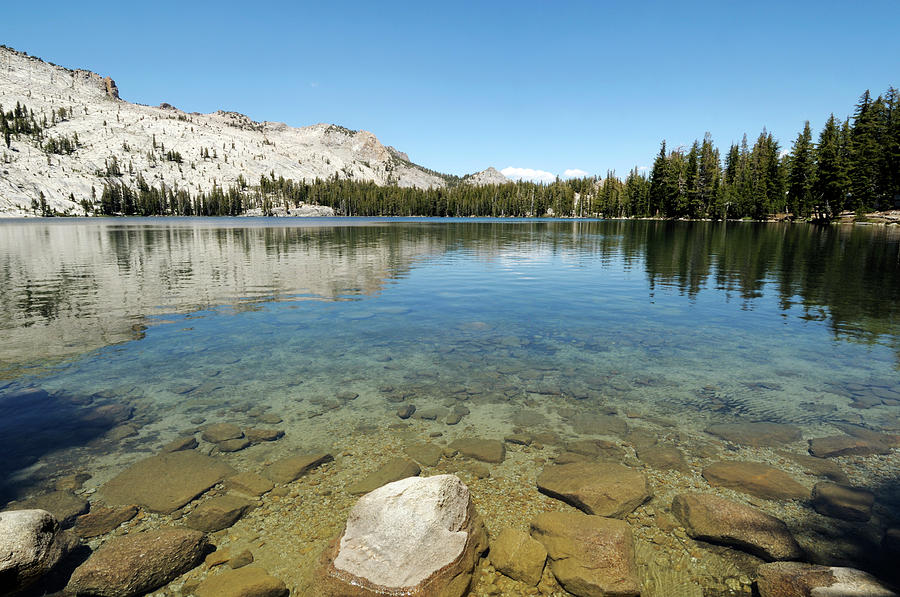 Crystal Clear Mountain Lake Photograph by Art Wager