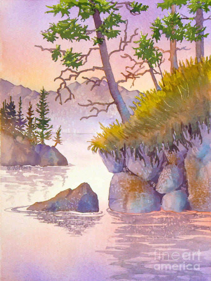 Crystal Clear Near Admiralty Island Painting by Teresa Ascone