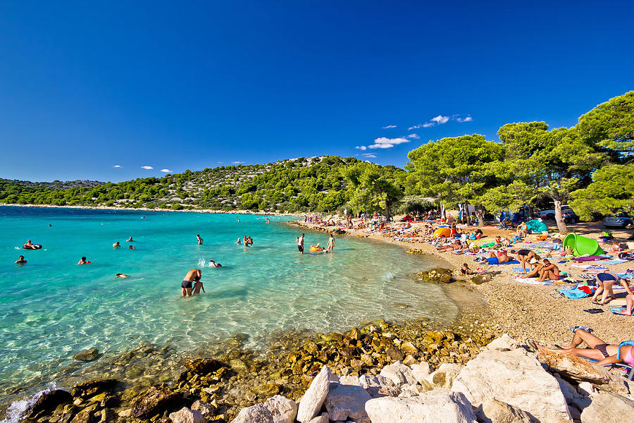 Crystal clear turquoise beach in Croatia Photograph by Brch Photography