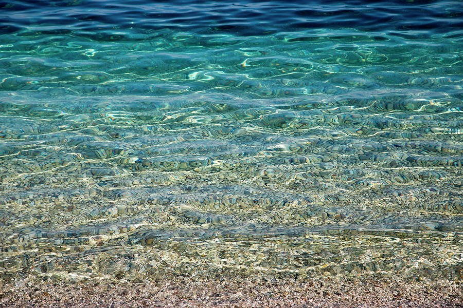 Crystal Clear Water In Molos Gulf Photograph by Holger Leue