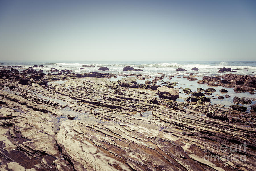 Newport Beach Photograph - Crystal Cove Rock Formations and Tide Pools Picture by Paul Velgos