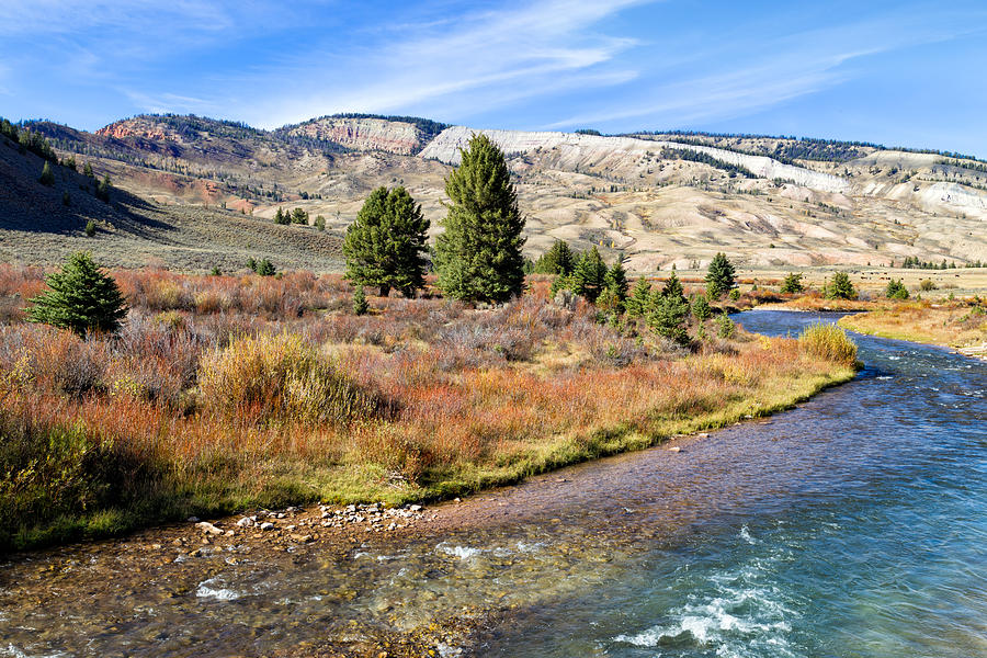 Crystal Creek in the Gros Ventre Photograph by Kathleen Bishop