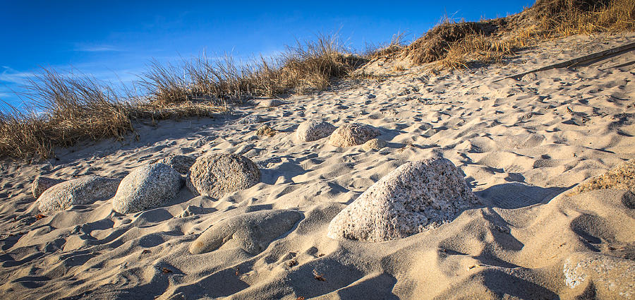 Crystal Cresent Beach Stones Photograph