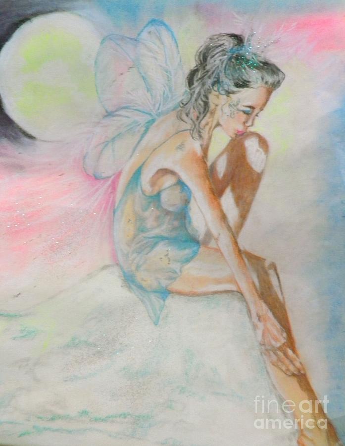 Fairy Pastel - Crystal Ice Fairy by Sandra Valentini