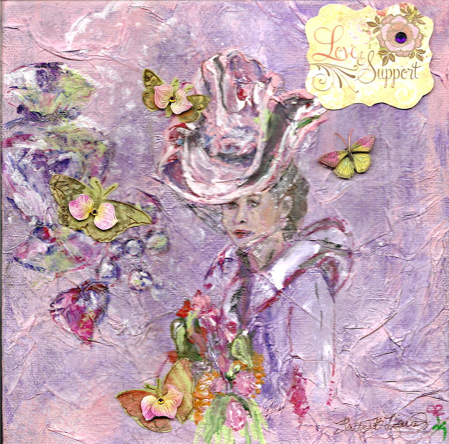 Flower Mixed Media - Crystal Memories  by Patty Lipinski