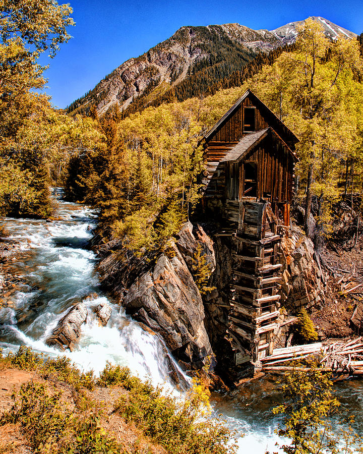 Crystal Mill in Fall Photograph by David Soldano