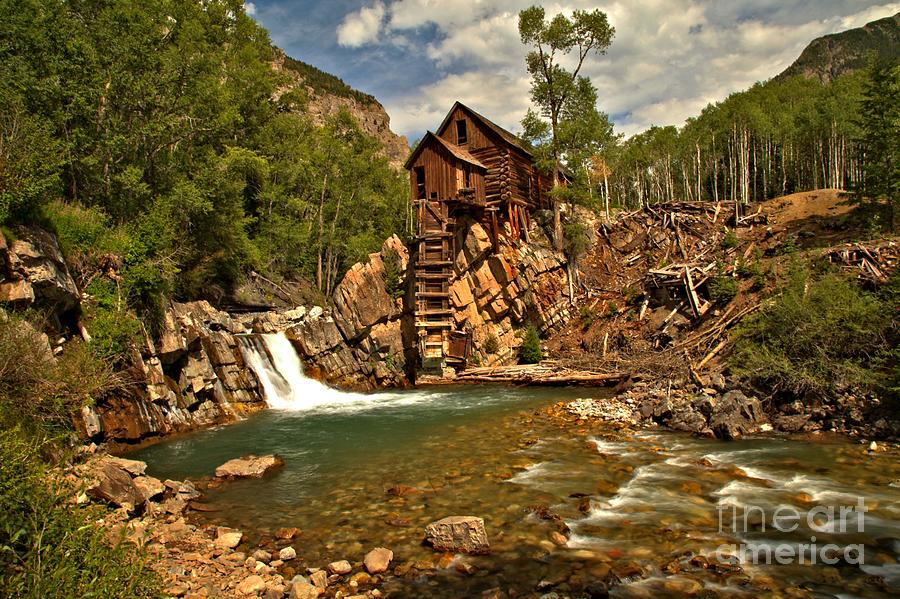 Crystal Mill Landscape Photograph by Adam Jewell