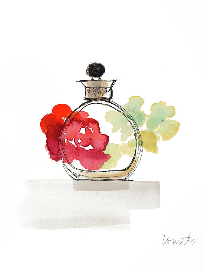 Perfume Painting - Crystal Watercolor Perfume IIi by Lanie Loreth