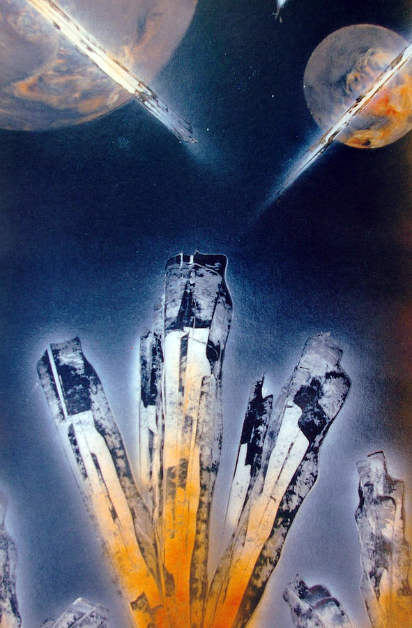 Science Painting - Crystals by Jason Girard Science Painting - Crystals by Jason Girard