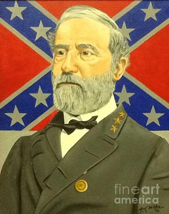 Civil War Painting - CSA General Robert Lee by Mark Weldon