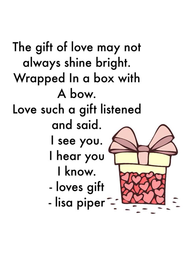Loves Gift Photograph by Lisa Piper
