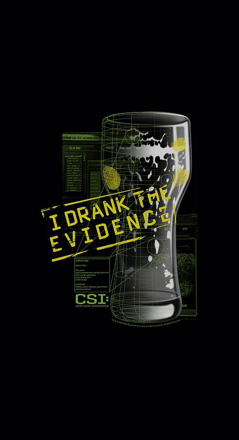 Las Vegas Digital Art - Csi - I Drank The Evidence by Brand A