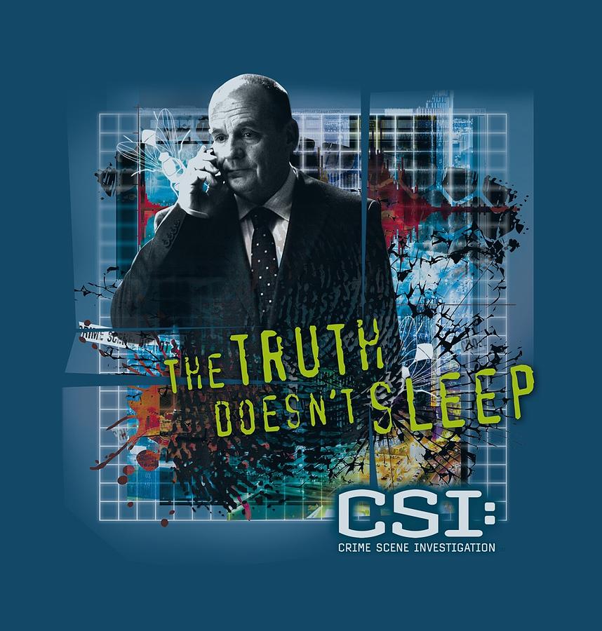 Las Vegas Digital Art - Csi - Truth Doesnt Sleep by Brand A