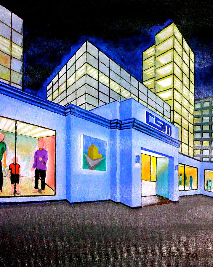 CSM Mall Painting by Cyril Maza