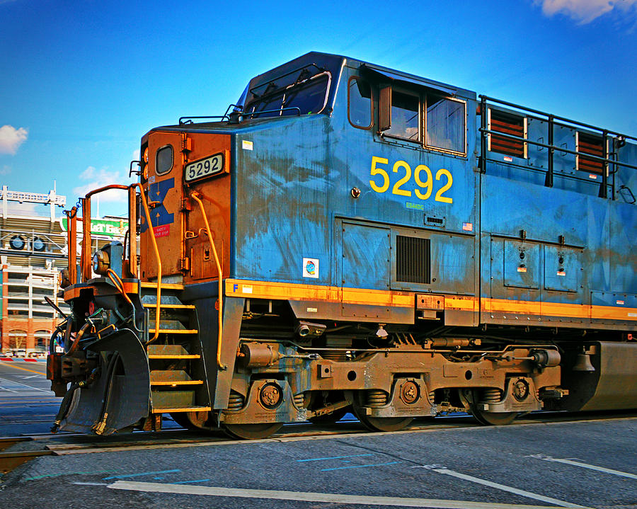 CSX 5292 Locomotive in Baltimore Photograph by Bill Swartwout