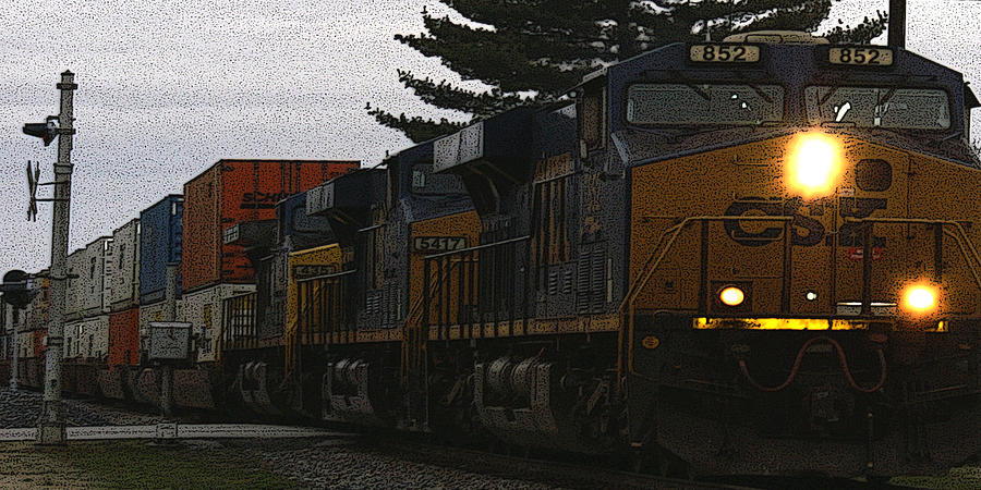 CSX Freight Train Photograph by TnBackroadsPhotos 