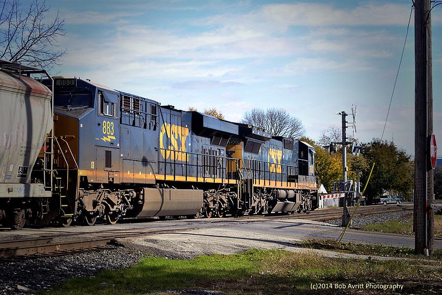 CSX Grain Train Photograph by Bob Avritt - Pixels