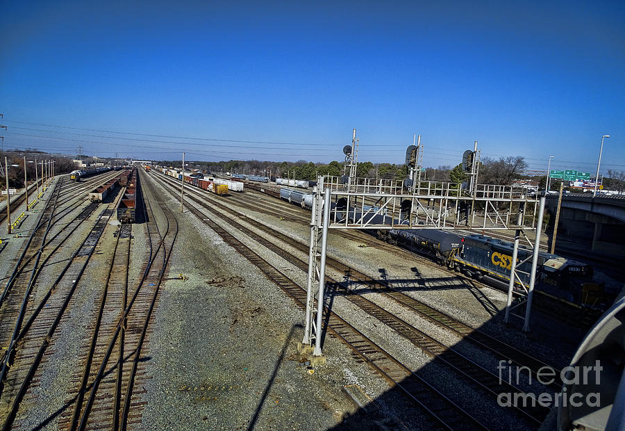 CSX Railway Yard Photograph by Melissa Messick