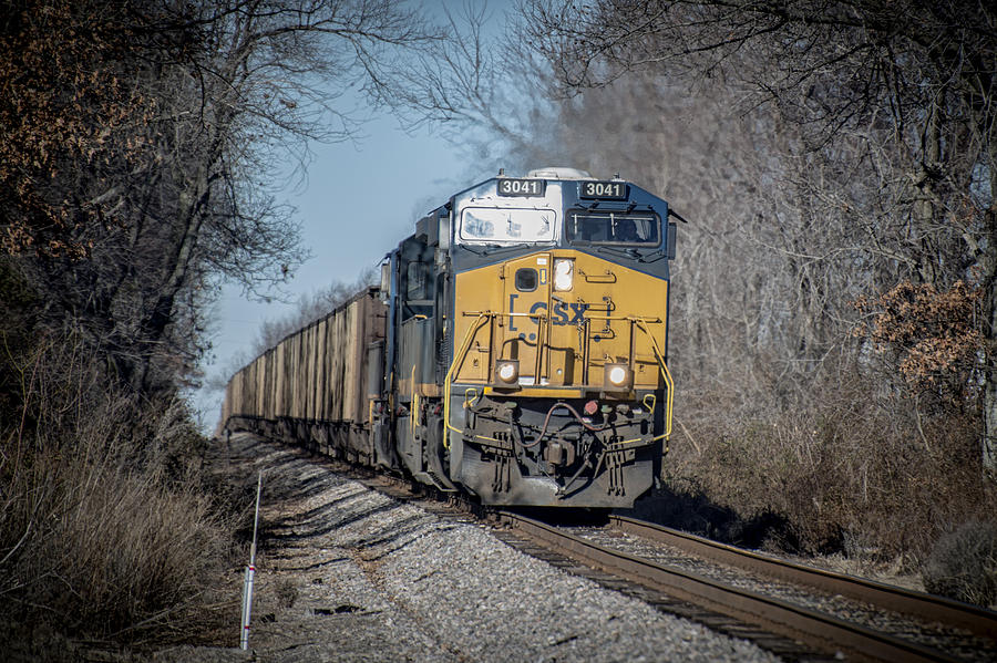 CSX T108 on Morganfield Branch Madisonville Ky Photograph by Jim Pearson