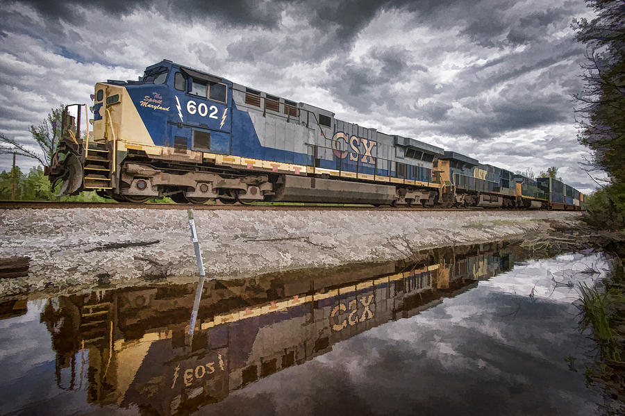 CSX The Spirit of Maryland Photograph by Jim Pearson