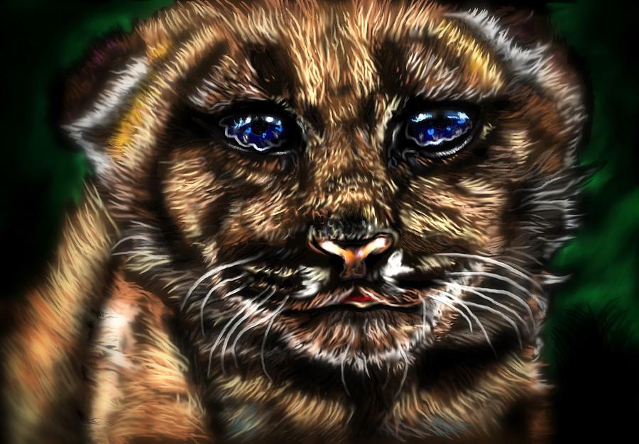 Cat Painting - Cub Scout by Herbert Renard