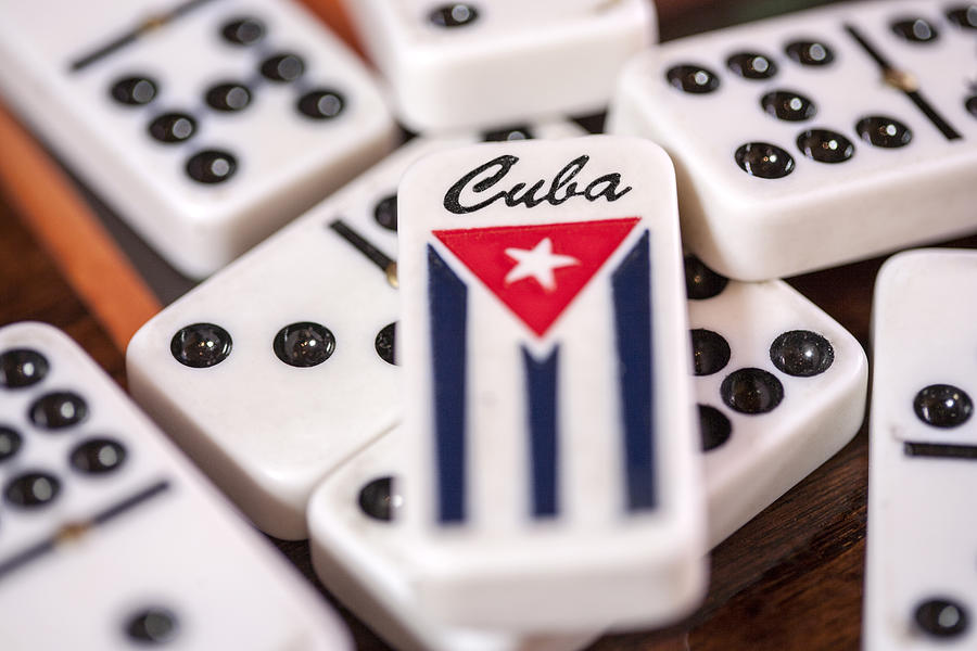 Cuba dominoes Photograph by Al Hurley