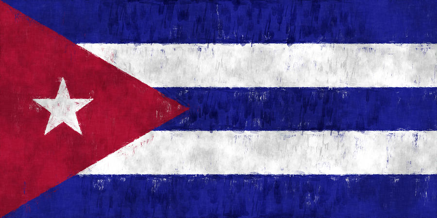 Flag Digital Art - Cuba Flag by World Art Prints And Designs