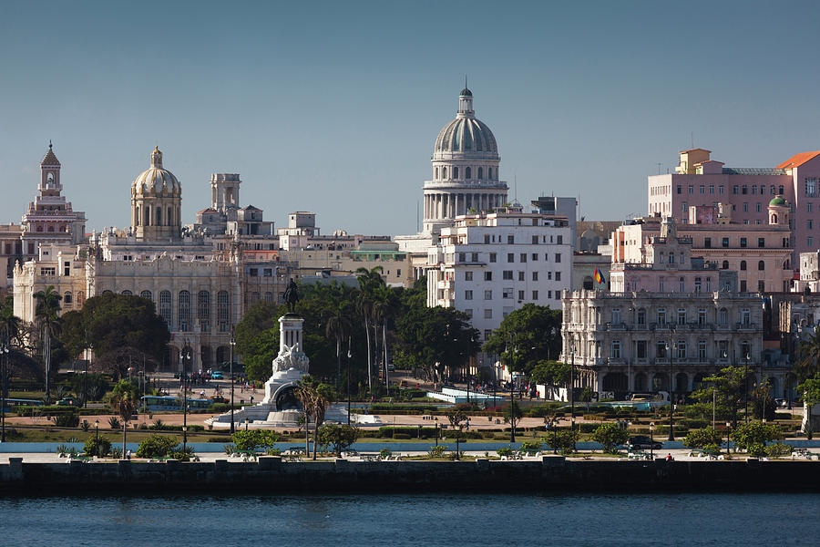 Cuba, Havana, Elevated City View Photograph by Walter Bibikow - Fine ...