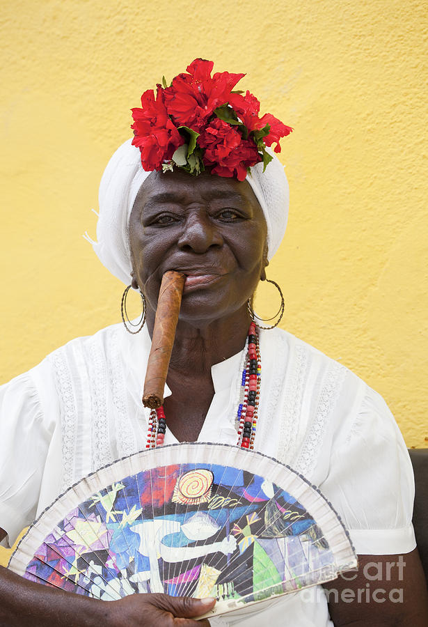 Cuban Lady Two Photograph by Chris Dutton