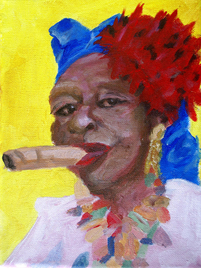 Cubanism Painting by Nadine Schmidt