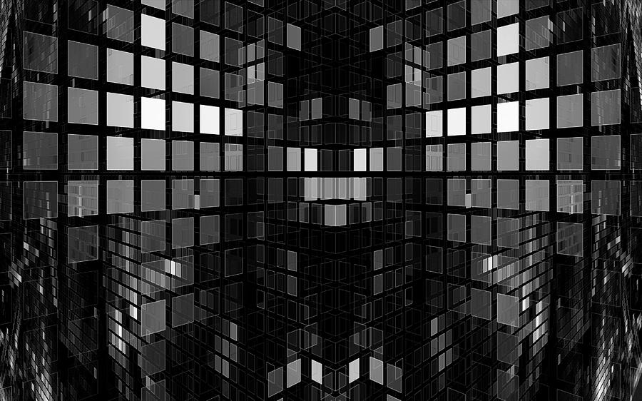 Cubic Intersections Digital Art by Gary Blackman