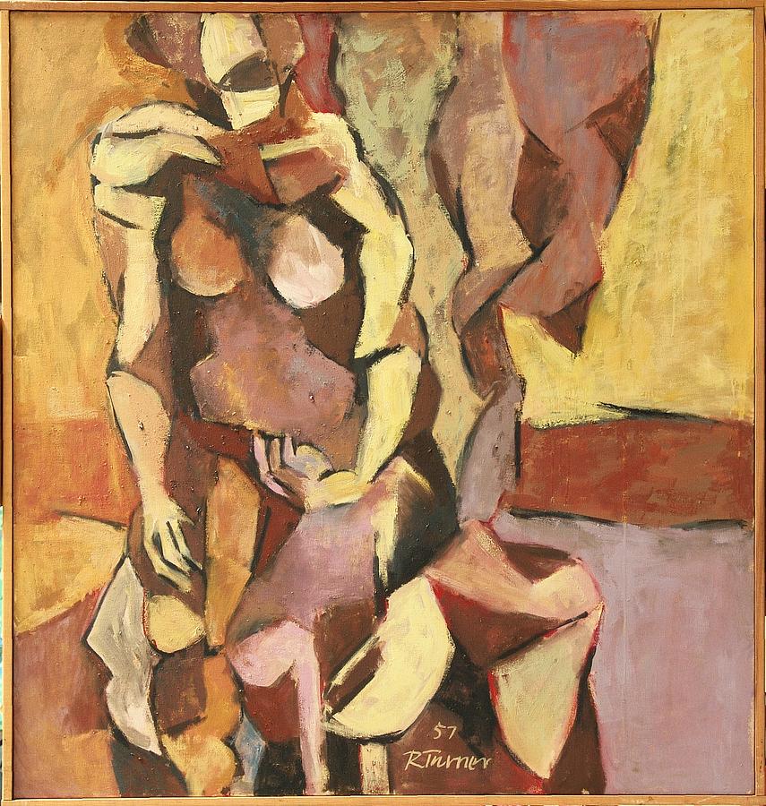 Unknown - Abstract Nude in Mahogany at 1stdibs