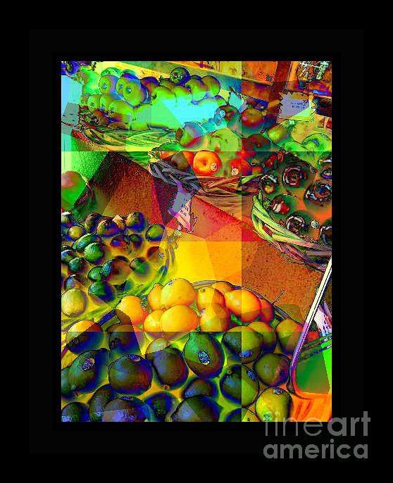 Fruit Collage Mini-Print Photograph by Miriam Danar