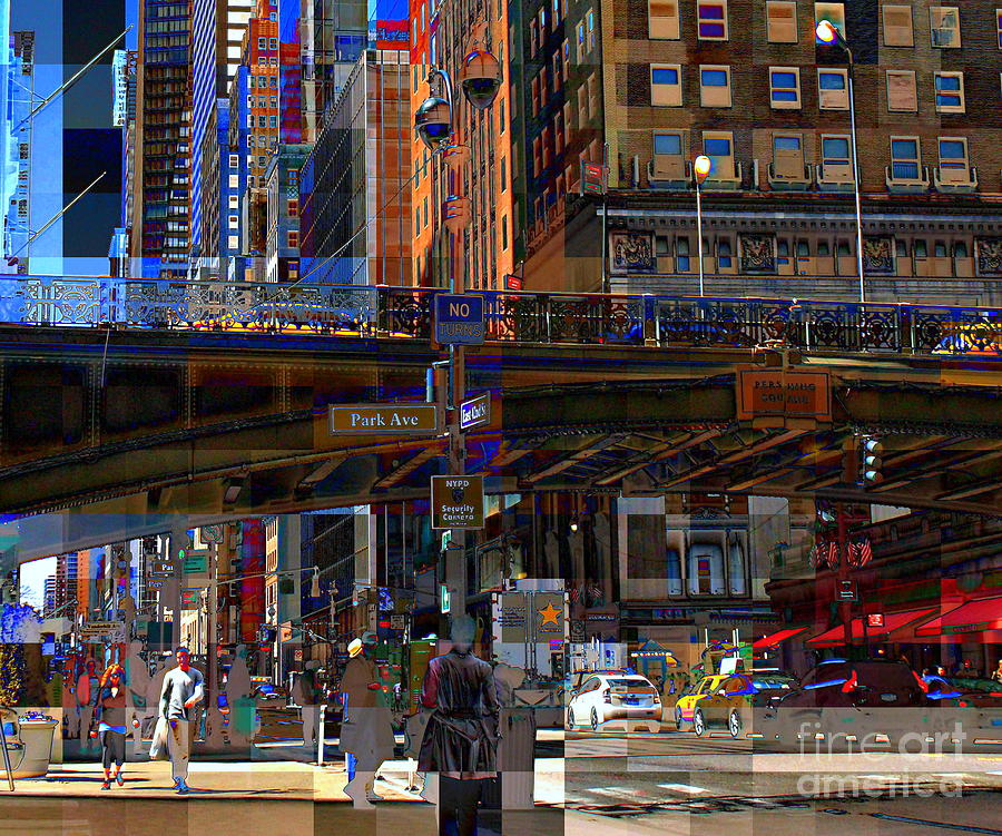 Pershing Square and 42nd Street - New York City Photograph by Miriam Danar