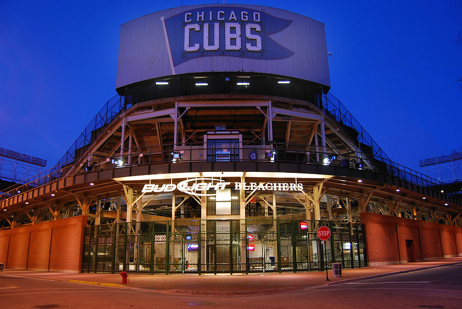 Chicago Photograph - Cubs Bleachers Entrance by Jim Druzik