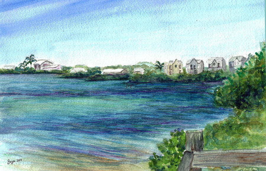 Cudjoe Bay 2 Painting by Clara Sue Beym Cudjoe Bay 2 Painting by Clara Sue Beym
