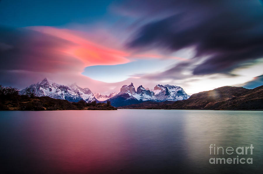 Nature Photograph - Cuernos del Paine by Manuel Fuentes