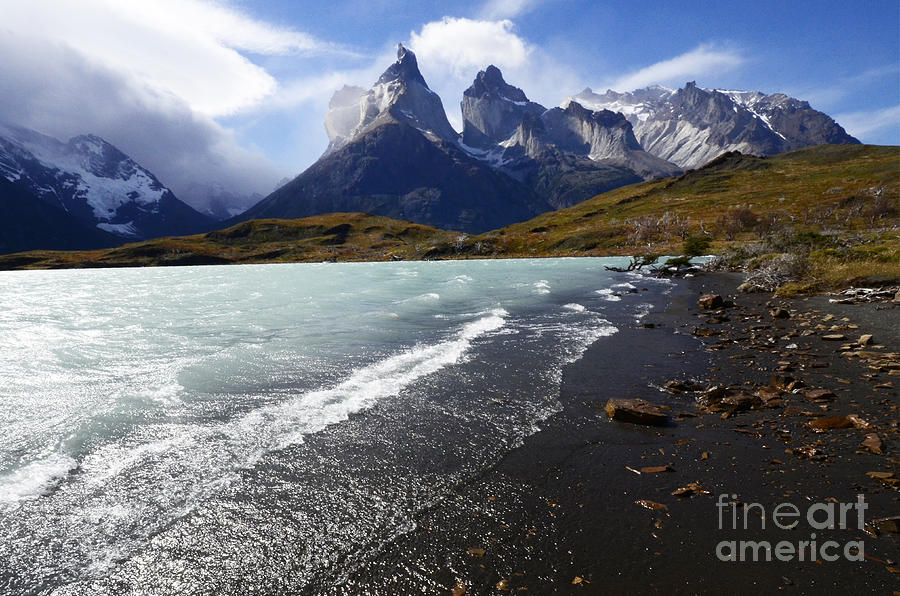Torres Del Paine National Park Photograph - Cuernos Del Paine Patagonia 3 by Bob Christopher