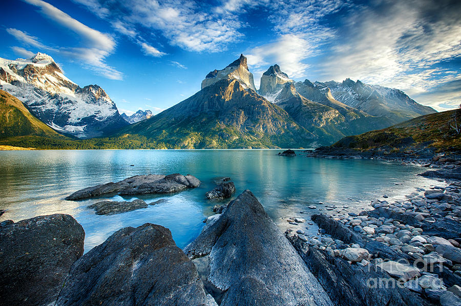 Cuernos of Torres del Paine Photograph by Timothy Hacker