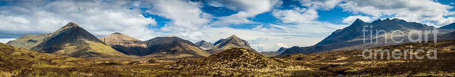 Cuillin range panorama Photograph by Maciej Markiewicz