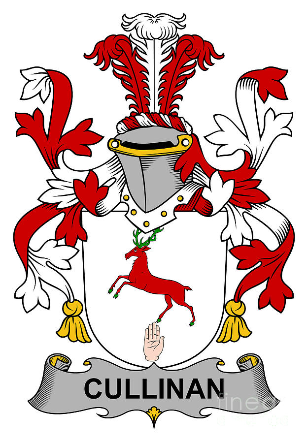 Cullinan Digital Art - Cullinan Coat of Arms Irish by Heraldry