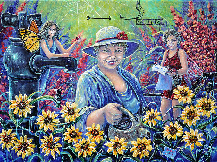 Cultivating The Arts Painting by Gail Butler